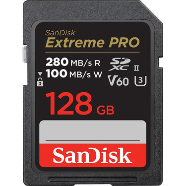 Sandisk Extreme PRO SD UHS-II Memory Card, V60 - 128GB