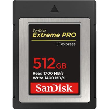 Sandisk 512GB Extreme PRO CFexpress Card Type B - SDCFE-512G-GN4NN