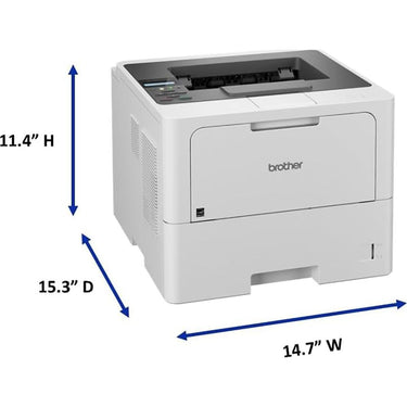 Brother Business Monochrome Laser Printer with Large Paper Capacity +Toner 2Pack