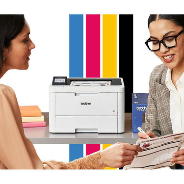 Brother Laser Printer with Standard-Yield Toner 4 Pack C/M/Y/BK