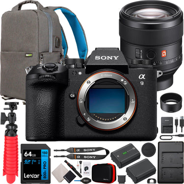 Sony Alpha 9 III Full Frame Mirrorless Camera ILCE-9M3 + 85mm F1.4 GM Lens Bundle
