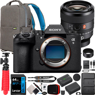 Sony Alpha 9 III Full Frame Mirrorless Camera ILCE-9M3 + 50mm f/1.4 GM Lens Bundle