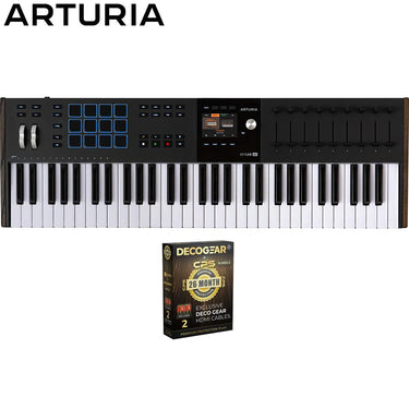 Arturia Mk3 61-Key USB MIDI Controller Keyboard Black with 2 Year Warranty