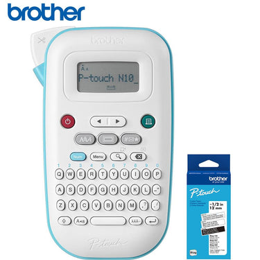 Brother P-touch PT-N10 Personal Handheld Label Maker w/ P-touch Btag Label Tape