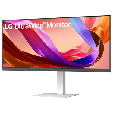 LG UltraWide 34" FHD IPS White Monitor 100Hz USB-C incl Speaker - 34U530A-W