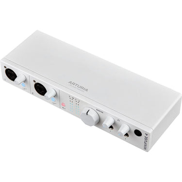 Arturia MiniFuse 4 Portable 4x Input USB-C MIDI Audio Interface, White - Refurbished