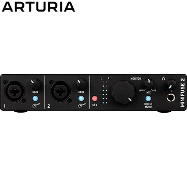 Arturia MiniFuse 2 Portable 2x Input USB-C MIDI Audio Interface Black Renewed