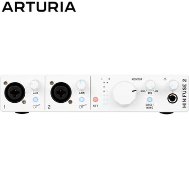 Arturia MiniFuse 2 Portable 2x Input USB-C MIDI Audio Interface White Renewed
