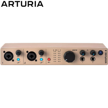 Arturia MiniFuse 4 USB-C Audio Interface Champagne Renewed