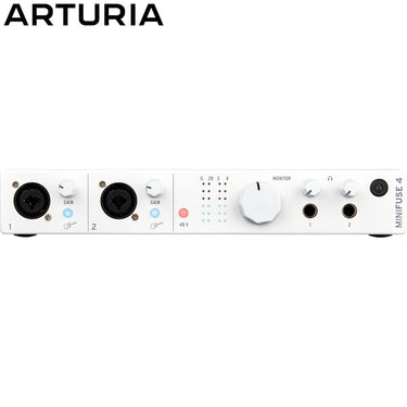 Arturia MiniFuse 4 Portable 4x Input USB-C MIDI Audio Interface White Renewed
