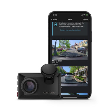 Garmin Dash Cam X210 1440p HD, 140-degree FOV, GPS w/ 2 YR Warranty Bundle