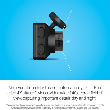 Garmin Dash Cam X310 4K UHD Touchscreen, 140-degree FOV w/ 2 YR Warranty Bundle