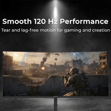 Deco Gear 40" Curved IPS Monitor, 5120x2160, 120Hz, R2500, Type-C 65W, USB Hub