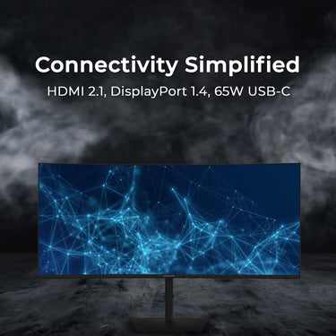 Deco Gear 40" Curved IPS Monitor, 5120x2160, 120Hz, R2500, Type-C 65W, USB Hub