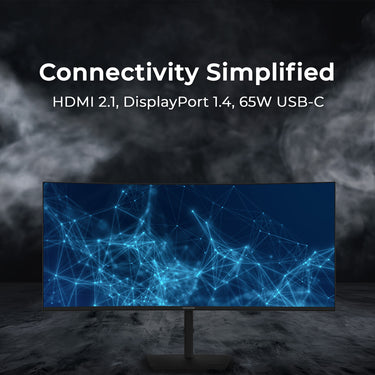 Deco Gear 40" Curved IPS Monitor, 5120x2160, 120Hz, R2500, Type-C 65W, USB Hub