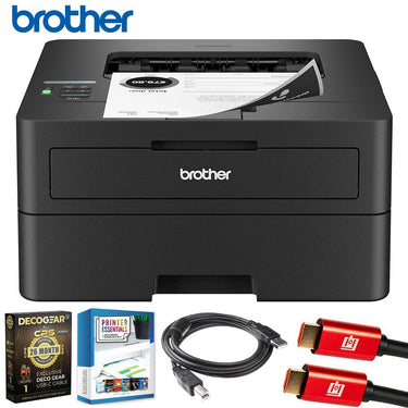 Brother HLL2460DW SOHO Laser Printer + 26 Months Protection Bundle