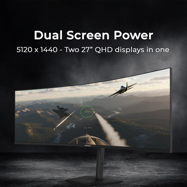 Deco Gear 49" QD-OLED 240Hz Curved Ultrawide Gaming Monitor 5120x1440 32:9 0.03ms HDR400
