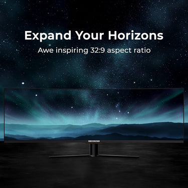 Deco Gear 49" Curved Ultrawide LED 3840x1080 HDR400 32:9 144Hz VA Gaming Monitor