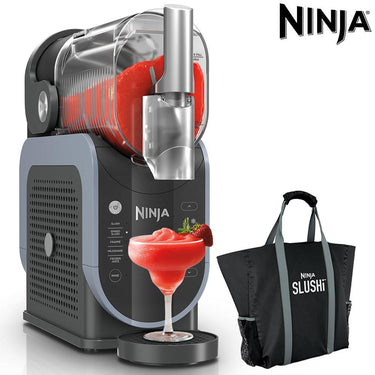 Ninja SLUSHi 88 oz. Frozen Drink & Slushie Machine Renewed + Travel Party Tote