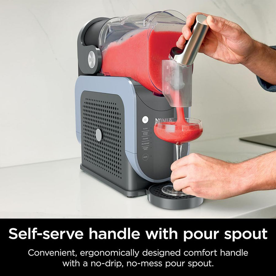Ninja SLUSHi 88 oz. Frozen Drink & Slushie Machine Renewed + Travel Party Tote