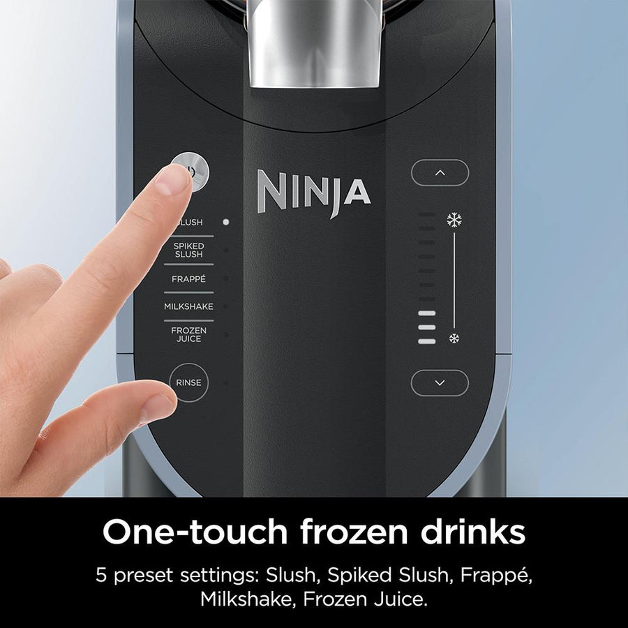 Ninja SLUSHi 88 oz. Frozen Drink & Slushie Machine Renewed + Travel Party Tote