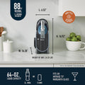 Ninja SLUSHi 88 oz. Frozen Drink & Slushie Machine Renewed + Travel Party Tote