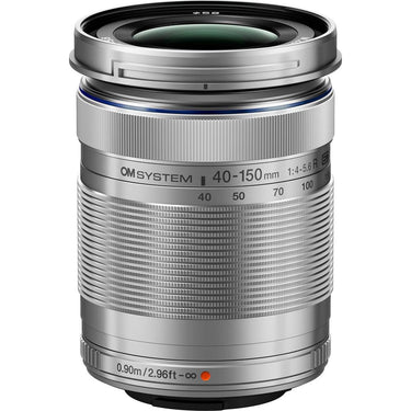 OM Digital Solutions M.Zuiko Digital 40-150mm F4.0-5.6 R 3.75x Zoom Lens, Silver (V335390SW000)