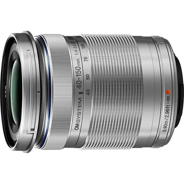 OM Digital Solutions M.Zuiko Digital 40-150mm F4.0-5.6 R 3.75x Zoom Lens, Silver (V335390SW000)