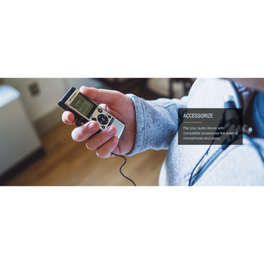 OM SYSTEM Olympus WS-882 Digital Voice Recorder, Silver/Black (V420330SU000)