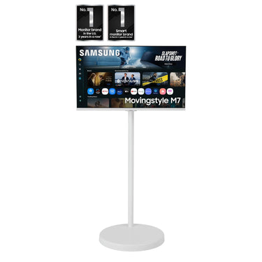 Samsung Movingstyle M7 - 32" 4K UHD Smart Monitor with Adjustable Rolling Stand