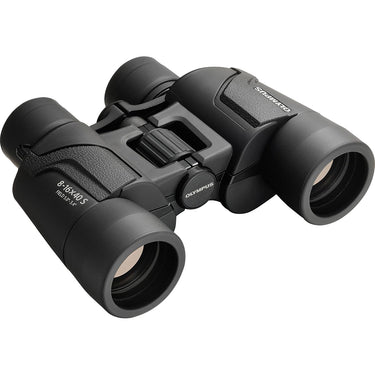 OM SYSTEM Olympus 8-16x40 Explorer S Standard Zoom Binoculars, Black (V501024BU000)