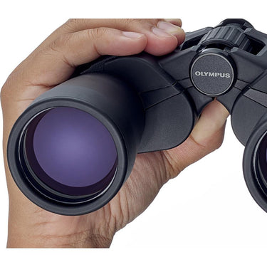 OM SYSTEM Olympus 8-16x40 Explorer S Standard Zoom Binoculars, Black (V501024BU000)