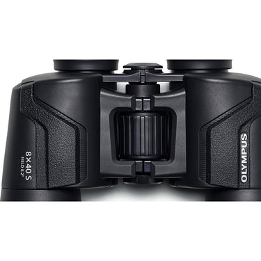 OM SYSTEM Olympus 8-16x40 Explorer S Standard Zoom Binoculars, Black (V501024BU000)