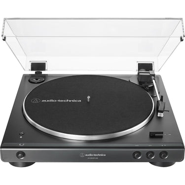 Audio-Technica Fully Automatic Belt-Drive Turntable with BT USB+Speakers Bundle