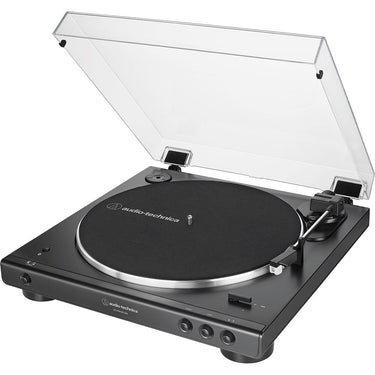 Audio-Technica Fully Automatic Belt-Drive Turntable with BT USB+Speakers Bundle
