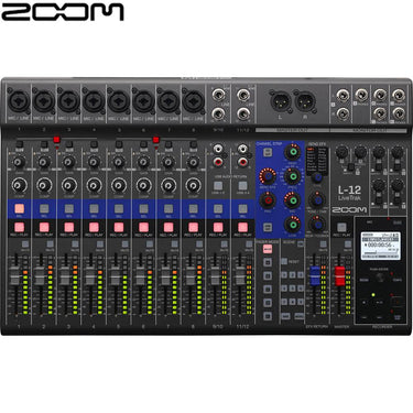 Zoom LiveTrak L-12 12-Channel Digital Mixer and Recorder Refurbished