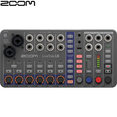 Zoom LiveTrak L-6 10-Channel Digital Mixer and Recorder Refurbished