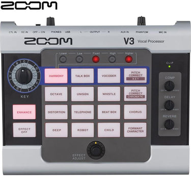 Zoom V3 Multi-Effects Vocal Processor Refurbished