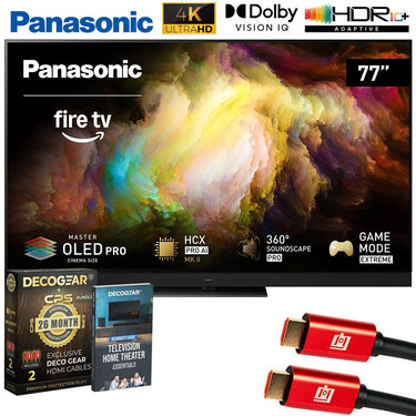 Panasonic Z8BAP 77" OLED 4K Smart Fire TV, 144Hz +26 Month Protection Bundle