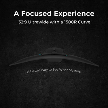 Deco Gear 49" Curved Ultrawide Monitor DQHD 5120x1440, 120Hz, 65W USB-C, KVM, HDR