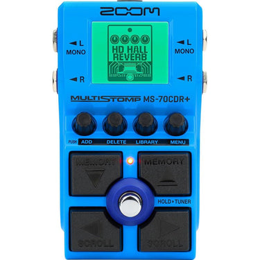 Zoom MultiStomp Chorus-Delay-Reverb Guitar Effects Pedal with 2 Year Warranty