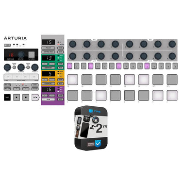 Arturia BeatStep Pro 16-Pad MIDI Controller and Sequencer + 2 Year Warranty