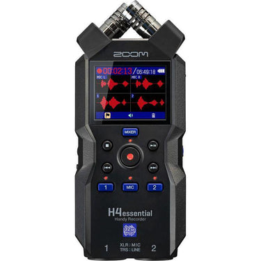 Zoom H4essential 4 Track Handy Recorder with 32-Bit Recording + 2 Year Warranty