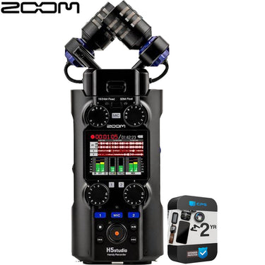 Zoom H5studio 6 Track Handy Recorder with 32-Bit Float Recording+2 Year Warranty