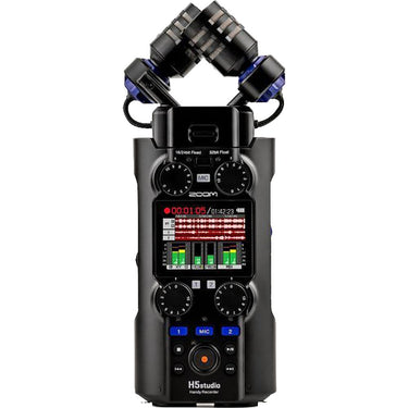 Zoom H5studio 6 Track Handy Recorder with 32-Bit Float Recording+2 Year Warranty