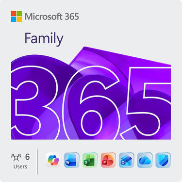 Microsoft 365 Family Now with Copilot Subscription for up to 6 People - 6GQ-01565