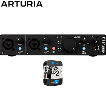 Arturia MiniFuse 2 2x Input USB-C MIDI Audio Interface with 26 Month Protection
