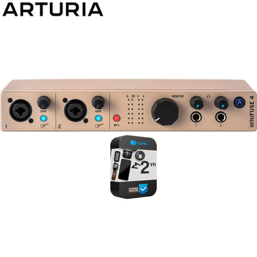 Arturia MiniFuse 4 USB-C Audio Interface Champagne with 26 Month Protection