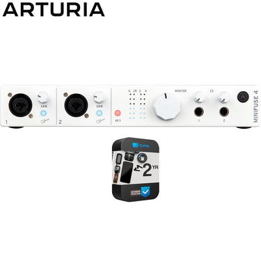 Arturia MiniFuse 4 4x Input USB-C MIDI Audio Interface with 26 Month Protection
