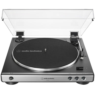 Audio-Technica AT-LP60X-GM Fully Automatic Belt-Drive Turntable w/ Record Care Bundle